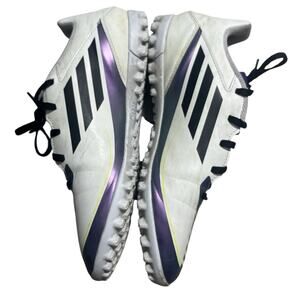 Adidas F50 Messi Elite FG US 7.5 Soccer Turf Purple White Futbol Indoor